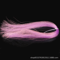 Großhandel Crystal Flash 0,37mm Lametta Fliegen fischen Binde materialien Fliegen binde faden