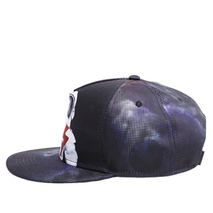 Adjustable Custom Logo Basketball Cap New Product Supply Snapback <b>Leaf</b> Tropical Pattern Made Jersey Fleece for Performance - Product Image 1