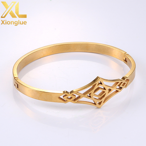 New Hot Stainless Steel <b>Bracelet</b> Metal Chain <b>Silver</b>/Gold Adjustable <b>Bangle</b> Popular Unisex Charm 316L Stainless Steel Jewelry - Product Image 2