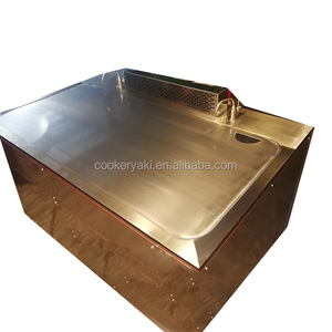 <span class=keywords><strong>Table</strong></span> de Teppanyaki électrique commerciale réduit les risques d'incendie en cuisine - Product Image 4