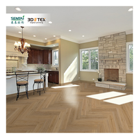 Kratzbeständiger Top-Seller Holzmaserung Kunststofffliesen LVT PVC SPC Klick-Vinyl Fischgrätboden