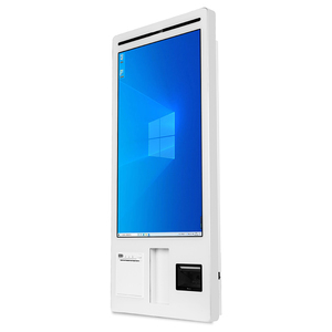 A parete 27 pollici ristorante Fast Food Display tutto in uno PC <span class=keywords><strong>Touch</strong></span> Screen Self Payment chioschi con Scanner stampante - Product Image 1