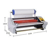Machine à plastifier semi-automatique électrique A3/A4 360S, format compact, double face, pour plastification à chaud et à froid de documents et livres