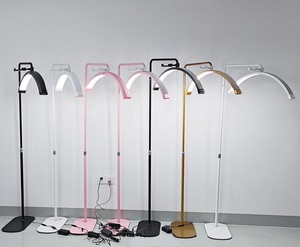 Fosoto Nouvelle Arrivée Lampe sur Pied 28 Pouces à Forme de Demi-Lune Lumière Annulaire LED, Lampe Cils pour Maquillage Tatouage avec Logo Gratuit - Product Image 3