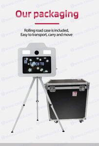 Photomaton de fête de haute qualité 2026 avec écran tactile 21,5 pouces et coque de transport pour événements - Product Image 4