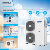 Chauffe-eau solaire monobloc DC Inverter AIRTEK haute température -30°C 10-16KW R290 en acier inoxydable pour hôtel extérieur