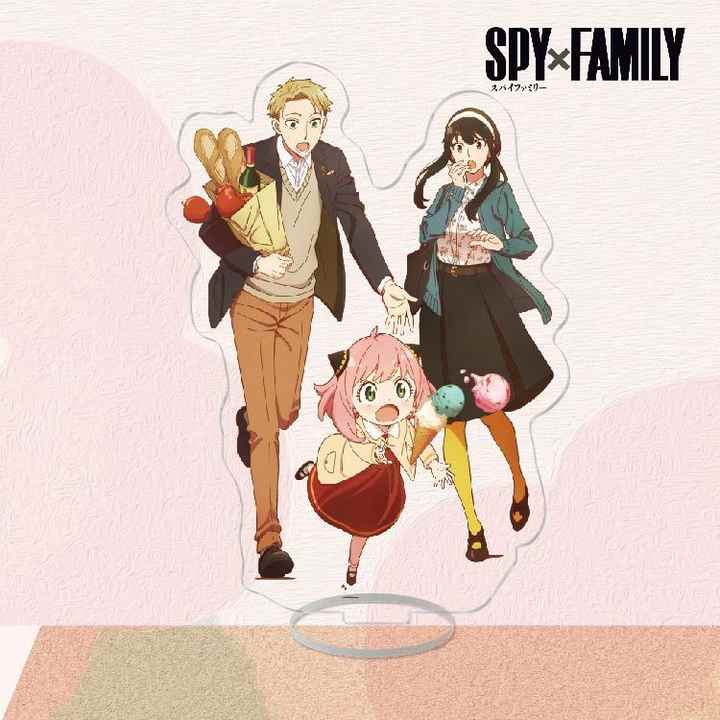 Anime SPY x Family Multi Piece Set Characters Acrylic Stand Figure,Colorful and Exquisite Character Design for Anime SPY x Family Fans Collection (5.9 in, 3PCS) : Buy Online at Best Price in