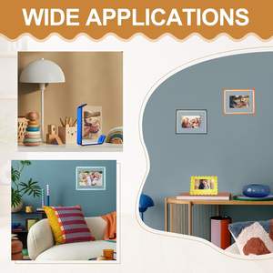 Cadre photo mural flottant double face en acrylique, couleur néon, sur mesure, pour décoration intérieure - Product Image 5