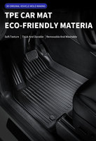 Tapis de sol de voiture 3D en TPE pour Kia Sorento (2015-2020), sur mesure, imperméables, toutes saisons