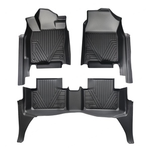 พรมปูพื้นรถยนต์ TPE สำหรับ Honda Civic ปี 2016-2021 พวงมาลัยซ้าย ชุดเต็ม - Product Image 1