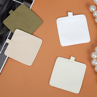 Étui de téléphone portefeuille en microfibre avec technologie d'impression magnétique velours perlé 6x6cm, étui pour cartes de crédit, emballage pour bijoux