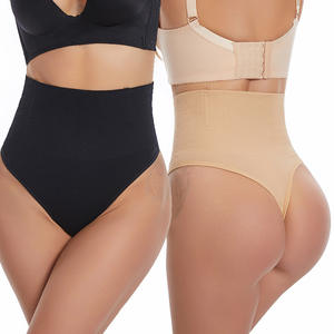Al por mayor: Fajas moldeadoras de cintura alta para mujer, tipo tanga y G-string, con control de abdomen, lencería y ropa interior moldeadora - Product Image 1