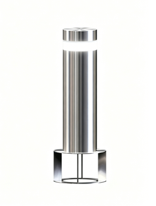 Poste de Seguridad Empotrado de Acero Inoxidable 304 con Acabado Brillante - Product Image 1