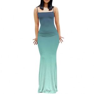 2023 New Summer Sexy <strong>Long</strong> Dresses Bandage Sundress Women Ribbed Bodycon Knitted Cotton Casual <strong>Long</strong> Maxi <strong>Slip</strong> - Product Image 6