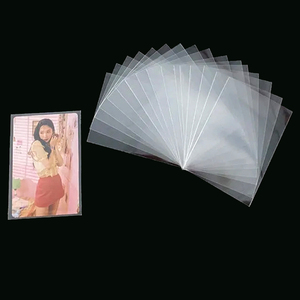 クリスタルクリアフォトカードスリーブ 2R 3R 4R 5R フォトスリーブ 酸フリー PVCフリー Kpopカードスリーブ フォトブース用 - Product Image 1