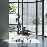 Salle de conférence moderne Chaises de jeu par ordinateur pour salle de réunion Hauteur de siège réglable Ergonomique Chaise de bureau pivotante en maille Levée