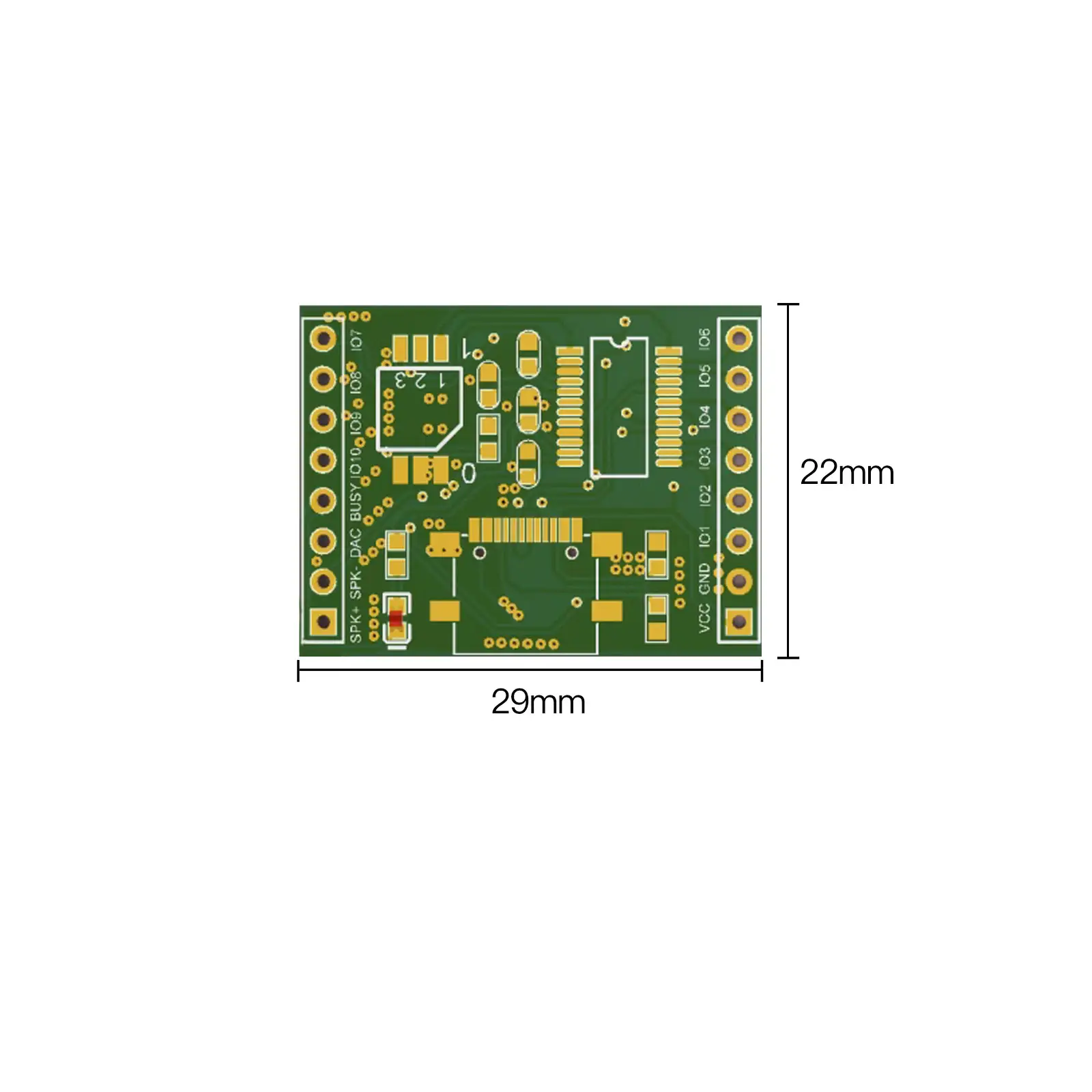 Ch9300 mp3 מודול קול שחקן עם 4mb/16m כרטיס tf usb להורדה 10 צ 'יו מפעיל בקרת יציאה טורית עבור רכיבים אקוסטיים