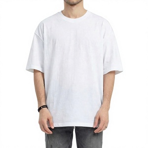 เสื้อยืดโอเวอร์ไซส์ผู้ชาย ผ้าฝ้าย 100% คอกลม แขนสั้น พิมพ์ลาย สตรีทแวร์ ลำลอง - Product Image 3