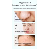 Appareil de beauté pour la peau à micro-mousse, massage par compresse chaude, instrument d'aspiration des points noirs, tous types de peau, nettoyage des pores, portable en plastique