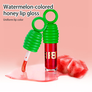 Tu Aceite Labial Mineral Francin Gloss, Color Marrón Dorado, Hidratante, con Brillo, Textura de Panal, Bálsamo con Esencia Herbal, Etiqueta Clara - Product Image 4
