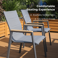 Table de pique-nique extensible d'extérieur Alibaba en aluminium imperméable pour 10-12 personnes – Offre spéciale