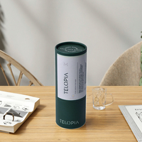 Boîte d'emballage de tube de cylindre de rouleau de papier écologique du fabricant direct personnalisé pour la bouteille d'huile essentielle