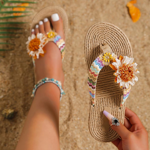New Arrival Women EVA Thick Heel Beach Sandals Heightening <b>Clogs</b> Round Toe Fashion Summer Slip-On Flip Flops - Product Image 5