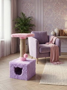 ต้นไม้แมวคุณภาพสูง Amistar Caramel Fantasy สำหรับแมวทุกขนาด - Product Image 5