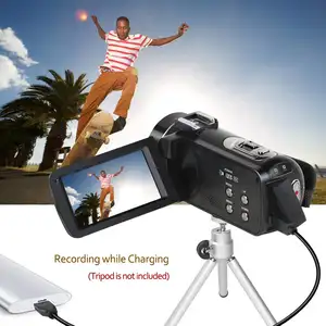 वीडियो कैमरा 4K 30FPS 48MP Camcorder 16X डिजिटल कैमरा 3 इंच टच स्क्रीन वाईफ़ाई Vlogging कैमरा