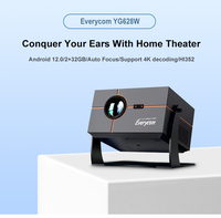 Everycom YG628W Nouveauté OEM ODM 1080P Android 12.0 Projecteur intelligent Home Cinema 1080p Projecteurs 4k