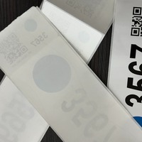 Etiquetas Numeradas Ecológicas Premium, Color CMYK, Formas Personalizadas, Diseño Autoadhesivo Impermeable para Clasificación en Transmisiones en Vivo