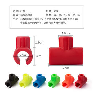 ตัวเชื่อมต่อสายเอ็นซิลิโคนอเนกประสงค์ อุปกรณ์ม้วนเก็บสายเอ็นสำหรับรอกตกปลา - Product Image 5