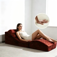 Nuevo Sofá Cama Modular Seccional Comprimido al Vacío, Sofá Perezoso de Tela Moderno Vintage para Hoteles, Villas y Salas de Estar, Plegable Sencillo