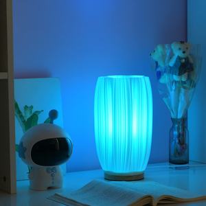 Lampe de table en PLA imprimée en 3D RGB avec télécommande, alimentation AC/DC, culot d'ampoule E14 - Product Image 3