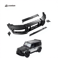 Nouveau kit carrosserie pare-chocs avant en carbone forgé style MSY 2025 pour Mercedes-Benz Classe G G63 G500 W464 W465 2019-2025 (Personnalisable Mat)