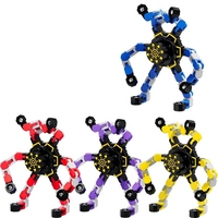 Fidget Spinner Anti-Stress Sensoriel Créatif Transformable Robot Jouets Fidget Spinner pour Enfants et Adultes