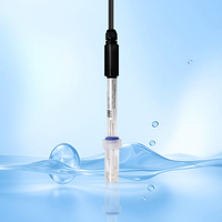 Tragbarer Wasserqualitäts-pH-Sensor 0-14pH Direktkabel Stromsparend für HandpH-Meter Feldtestkit