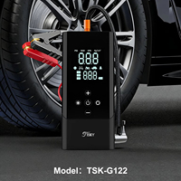 Pompe à air numérique portable sans fil pour voiture et moto, gonfleur de pneus, démarrage d'urgence 1000A, éclairage, 6000/8000mAh, 150PSI