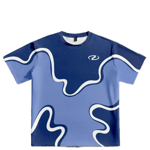 T-shirt en coton unisexe décontracté avec logo personnalisé, manches courtes, séchage rapide, respirant, tissu tricoté écologique, OEM ODM, coupe classique - Product Image 1