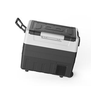 Réfrigérateur de voiture Contrôle APP <span class=keywords><strong>avec</strong></span> lumière LED Réfrigérateur portable à double usage Camping Caravan Car Mini Fridge - Product Image 4