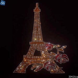 Motif thermocollant en strass '<span class=keywords><strong>Bonjour</strong></span> 2026' pour le Nouvel An 2026, idéal pour la décoration de vêtements de fête du Réveillon et le DIY - Product Image 4