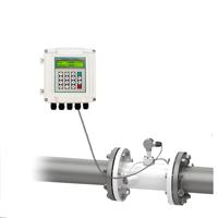 Precio bajo OEM RS485 4 ~ 20mA Caudalímetro de agua líquida Medidores de flujo de agua ultrasónicos montados en la pared
