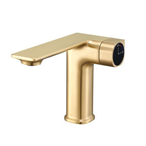 Robinet de lavabo moderne et minimaliste, eau chaude/froide, noyau de valve en cuivre, céramique, vente directe d'usine, robinets de salle de bain, unité unique - Product Image 3