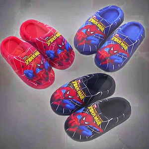 Chaussons d'hiver pour filles en peluche épaisse à motif de dessin animé, semelle en caoutchouc, vente en gros - Product Image 2