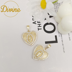 Nuevo Collar Religioso con Colgante <span class=keywords><strong>de</strong></span> Corazón <span class=keywords><strong>de</strong></span> San Judas Chapado en Oro <span class=keywords><strong>de</strong></span> 14k, Joyería para Mujer, Dijes <span class=keywords><strong>de</strong></span> Circonita <span class=keywords><strong>de</strong></span> <span class=keywords><strong>la</strong></span> <span class=keywords><strong>Virgen</strong></span> María, Colgante <span class=keywords><strong>de</strong></span> <span class=keywords><strong>Guadalupe</strong></span> - Product Image 3