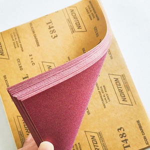 Para papel de <span class=keywords><strong>lija</strong></span> de carburo de silicio <span class=keywords><strong>Norton</strong></span> OEM, 230x280mm, opción húmeda/seca, papel abrasivo impermeable para lijar varios granos disponibles - Product Image 1