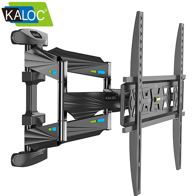 Kaloc Factory Direct Sale Q6 Sliding Telescopic TV Mount Wall for 32-70 Inch Displays Articulated Tv Stands for Monitor Bracket