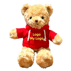 अनुकूलित स्नातक टेडी भालू ने कंपनी लोगो सॉफ्ट पॉलिएस्टर और पीपी कपास के साथ खिलौने भरने वाले खिलौने - Product Image 1