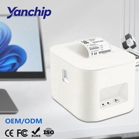Mesin Printer Label Kemasan Barcode Pengiriman Thermal Mini Kecil Tanpa Tinta Yanchip B20 58mm 2-inci