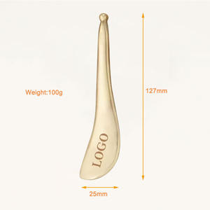 Dropshipping真鍮マッサージフェイスツールボディグアシャセットハンドヘルドGua Sha翡翠ローラー2025 - Product Image 6